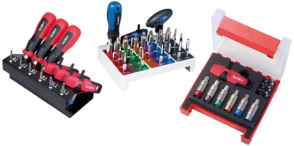 Sloky torque adapter sets and stations  
