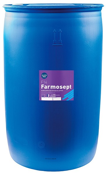 Kiilto Pro F 14 Farmosept 200L 60052 alkaline foam wash