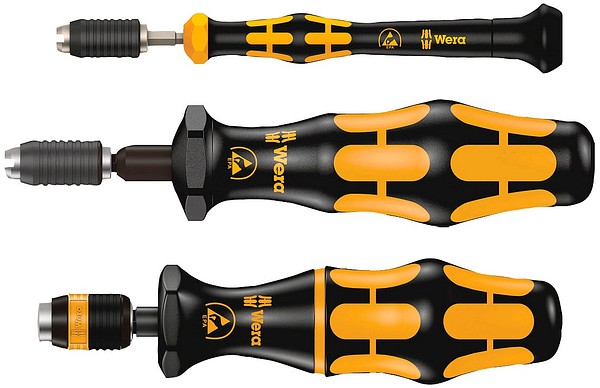 Weras ESD torque screwdrivers with factory pre-set value  