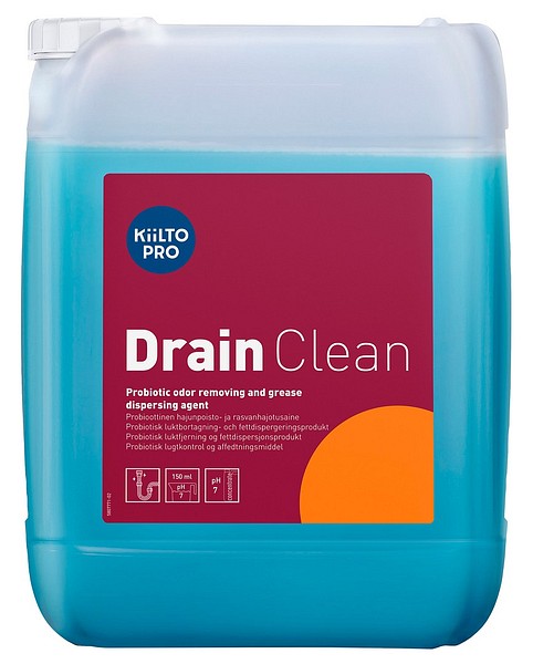 Kiilto Pro Drain Clean 10L 63151 hajunpoisto/rasvanhajotusaine
