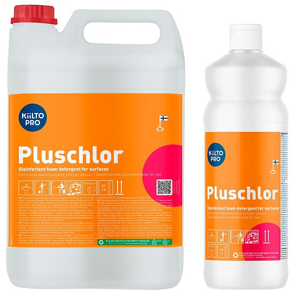 Kiilto Pro Pluschlor disinfective detergent  