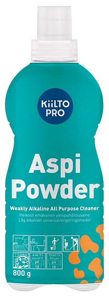 Kiilto Pro Aspi Powder 800g 63230 alk.washing powder 6pcs/box