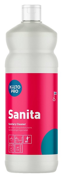 Kiilto Pro Sanita 1L T7452.001 wc-puhdistusaine 6kpl/ltk