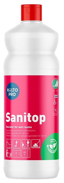 Kiilto Pro Sanitop 1L 41128 deposit remover 6/box