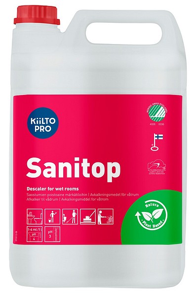 Kiilto Pro Sanitop 5L 41129 deposit remover 3/pack