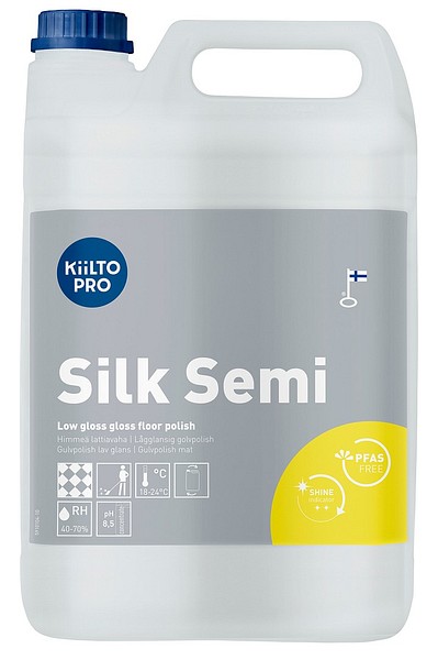 Kiilto Pro Silk Semi 5L 41045 dull floor wax 3 pcs/pack