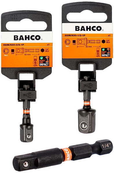 Bahco iskevien koneiden adapterit  