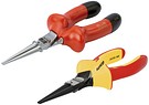 Round nose pliers with insulated handles