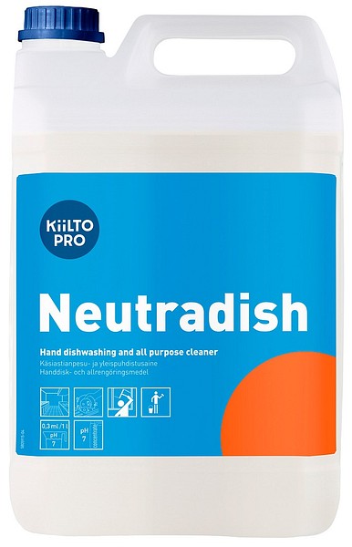 Kiilto Pro Neutradish 5L 63107 disktvättmedel 3 st/frp