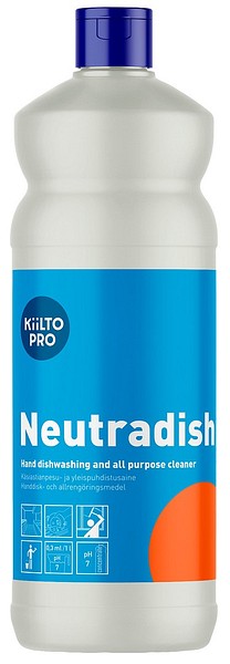 Kiilto Pro Neutradish 1L 63101 disktvättmedel 6 st/låda