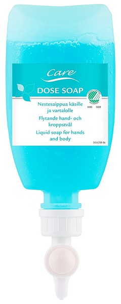 Care Dose Soap 400ml dispenser 8024 flytande tvål 12 st/låda