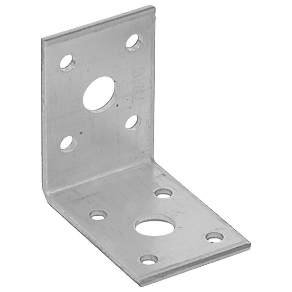 Vinkelplåt 50x50x35x2,5 KL1 varmförzinkad symmetrisk
