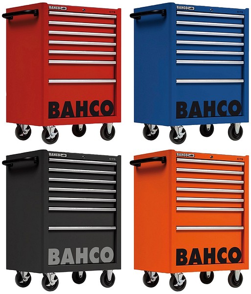 Bahco verktygsvagn PRO C75 7 lådor  