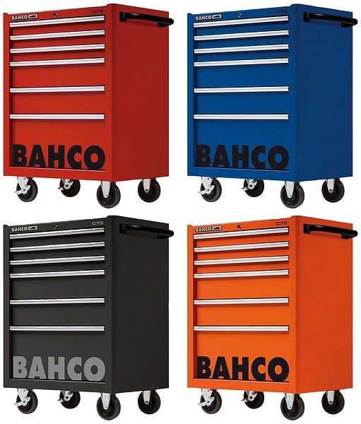 Bahco Tool trolley PRO C75 6 drawers  