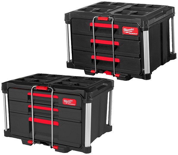 Milwaukee Packout verktygspaket med 3 lådor  