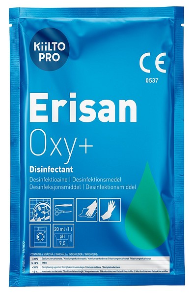 Kiilto Pro Erisan Oxy+ disinfectant powder bag  