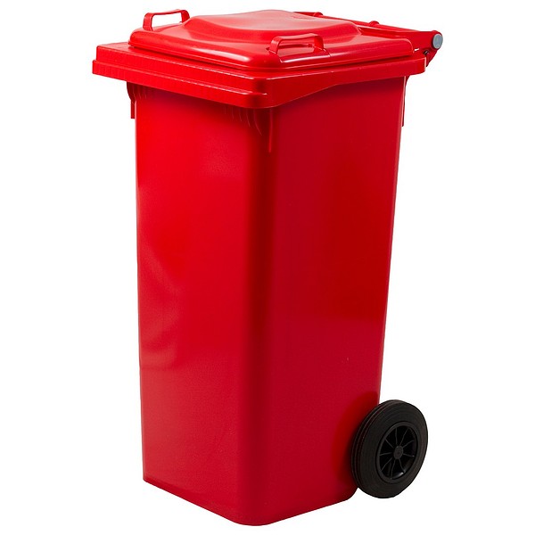 Jäteastia 120L ICS punainen P140120R 55x50x94cm I.C.S Spa