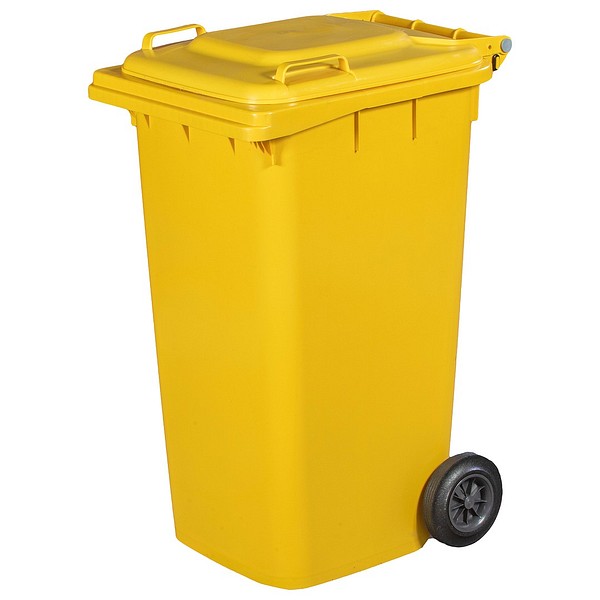 Jäteastia 240L ICS keltainen P140240G 72x58x106cm I.C.S Spa