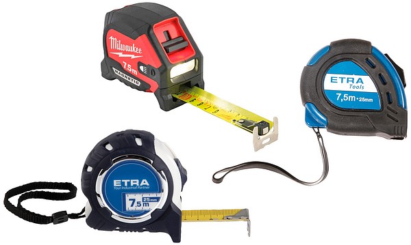 Måttband klass 2 7,5 m  