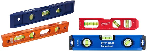 Torpedo spirit levels  