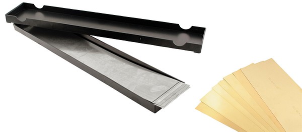 Feeler gauge shim roll sets  