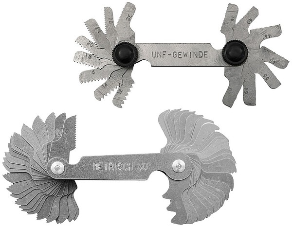 Angular thread gauge sets  