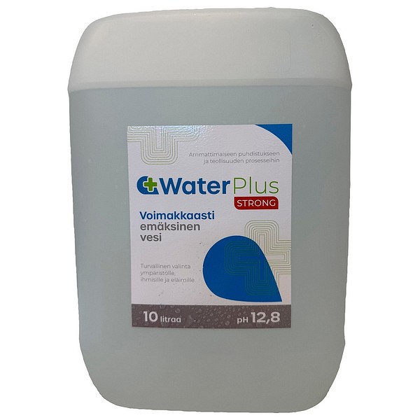 Waterplus Strong 10L emäksinen vesi, pH 12,8