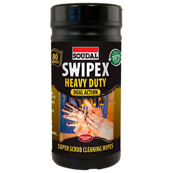 Soudal Swipex Heay Duty 80kpl 174760 puhdistuspyyhkeet 6 prk/ltk