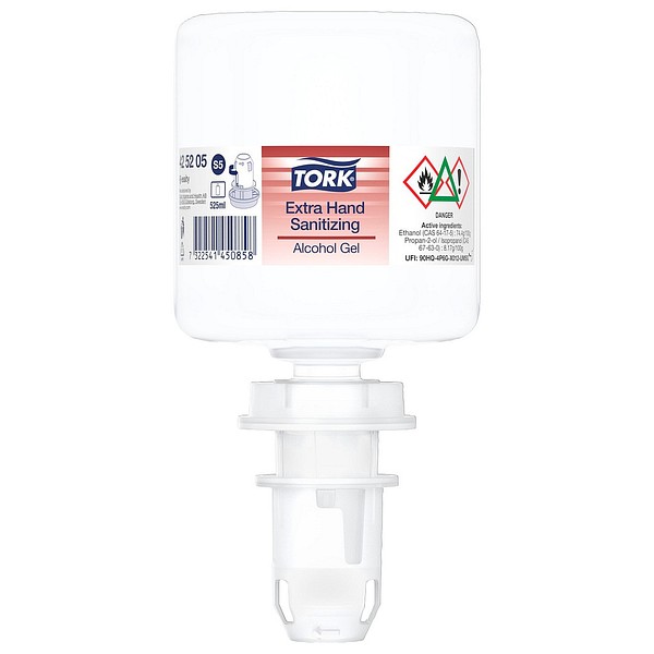 Tork Extra Mini käsihuuhde 525ml S5 425205 geelimäinen 6 kpl/ltk
