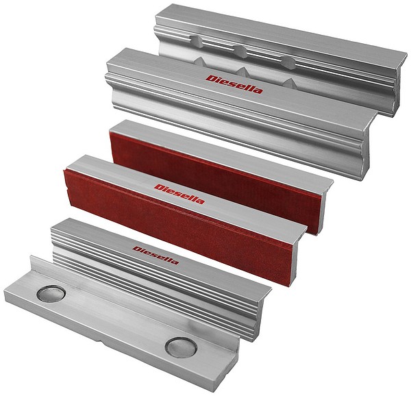 Diesella Aluminium jaws for machine vices  