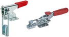 Latch clamps locking handle