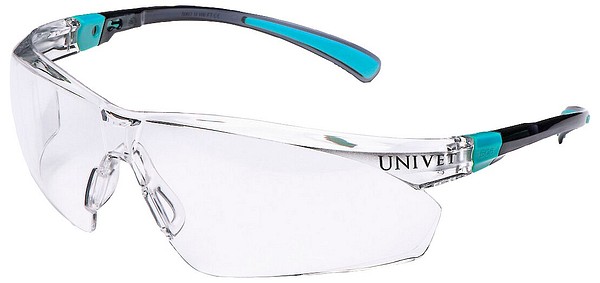 Suojalasi UNIVET 506 UP kirkas huurtumaton,kovapinnoite, EN1661FKN