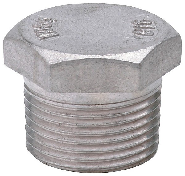 Kuusiokantatulppa 2 1/2 AISI 316 Kartiokierre