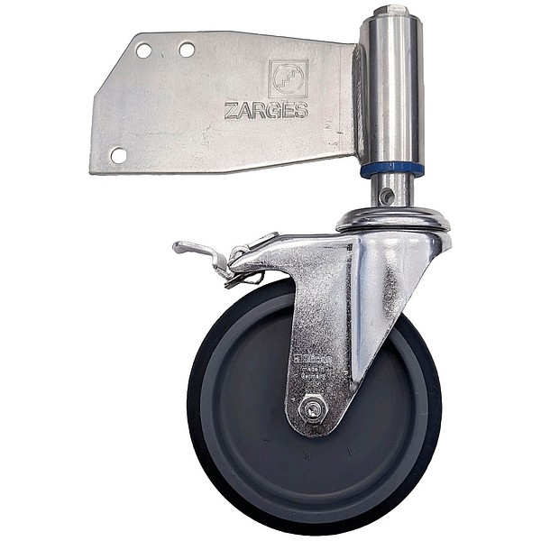 Sprung castor with brake 10 kg Zarges 802193