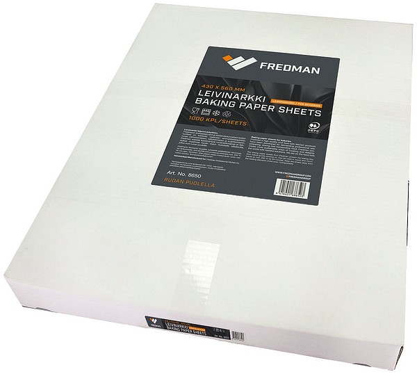 Fredman baking paper for bakeries 8650 430 x 560 mm 1000pcs/box
