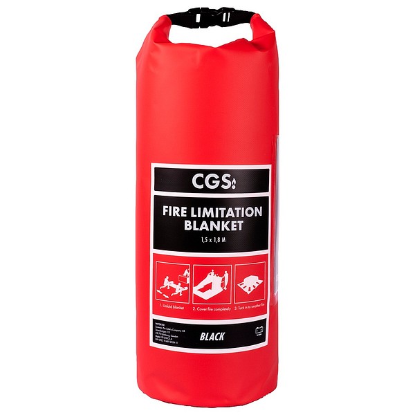 Fire blanket CGS 1,5x1,8m 602066, EN 13501-1:2018, 1500 °C