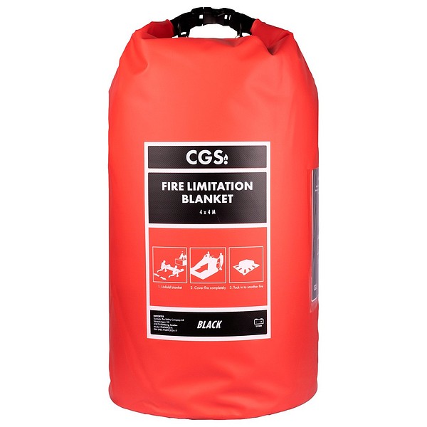 Fire blanket CGS 4×4m 602068, EN 13501-1:2018, 1500 °C