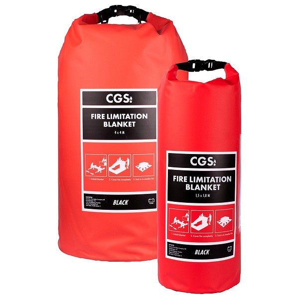 Fire blanker CGS for battery fires  