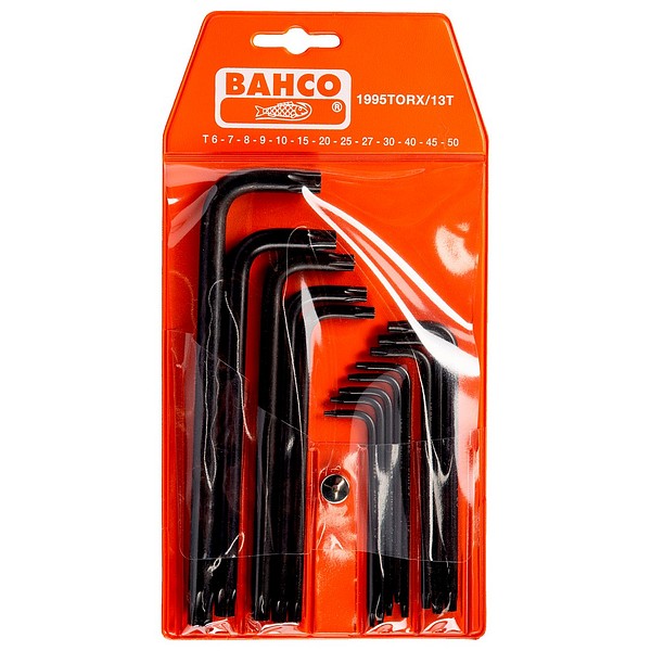 Torx key set T6-T50 13pcs Bahco 1995TORX/13T