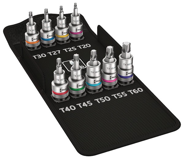 Torx-hylsysarja 8767C 1/2'' HF 9-os Wera 05004202001