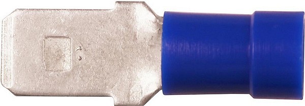 Eristetty lattaliitin, 1,5-2,5mm A2507H 100kpl/pss sininen