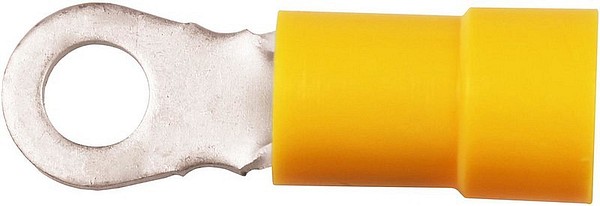 eris. rengaskaapelikenkä, 4-6mm M10 A4610R 50kpl/pss keltainen M10