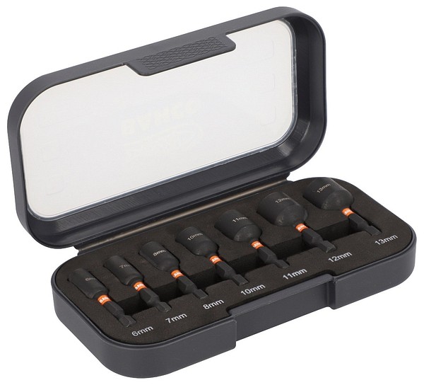 Magn. socket set IMPACTOR 6-13mm Bahco 66IM/M50S7