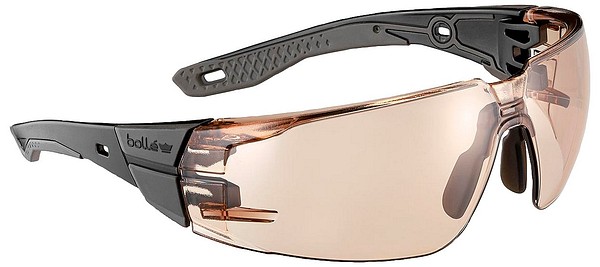 Suojalasi BOLLE SAFETY Rush+ 2.0 Copper PLATINUM M/L-koko EN16321