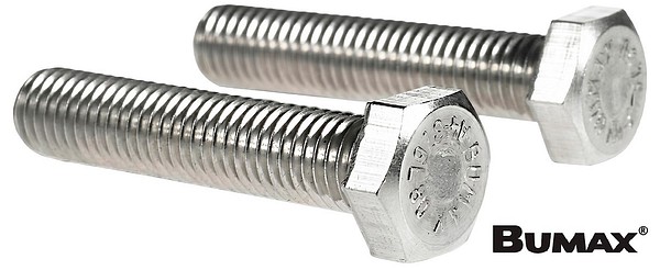 Hex screws full thread ISO 4017 A4 BUMAX88  