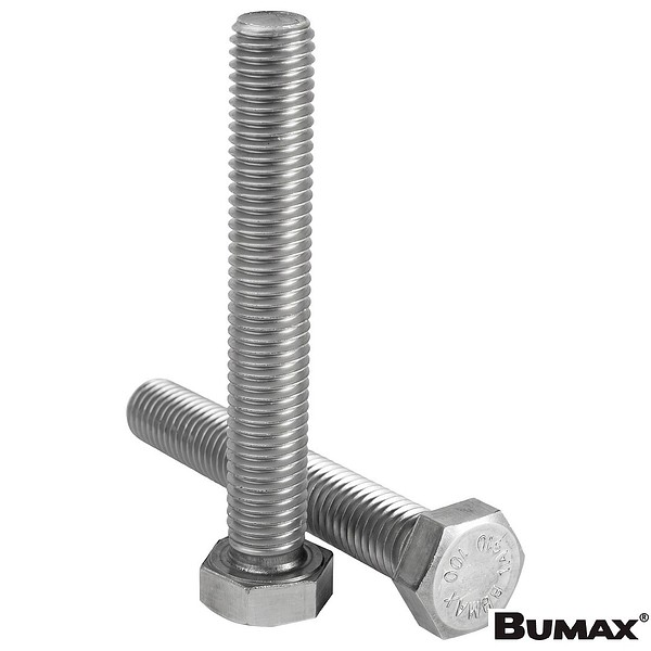 ISO 4017 M16x60 BUMAX SDX109 Hex screw full thread Super Duplex