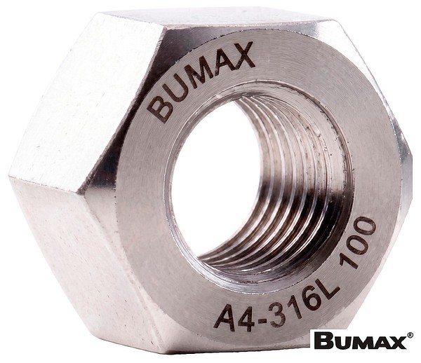 ISO 4032 A4 M16 BUMAX109 Sexkantsmutter syrabeständig