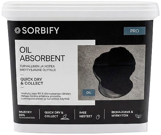Aborbentpulver OIL 10,9L 2,4kg Sorbify absorbent för oljor