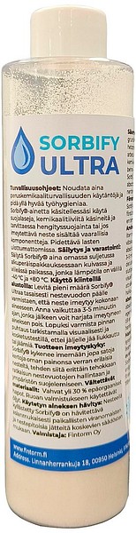 Aborbentpulver ULTRA Sorbify 250ml kristallabsorbent för vätskor