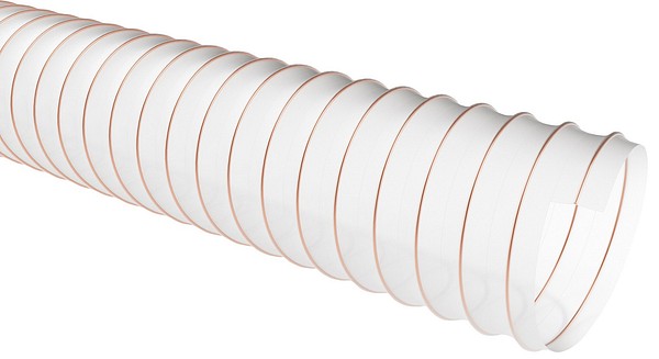 Etraflex PUR 301 AS sugslang 0,4mm, antistatisk  